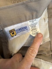 Sunshine School Uniform Khaki Pants Boys Size 12