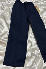 NEW TAG FRENCH TOAST RELAXED PULL UP PANT NAVY BLUE BOYS SIZE 6 SCHOOL UNIFORM