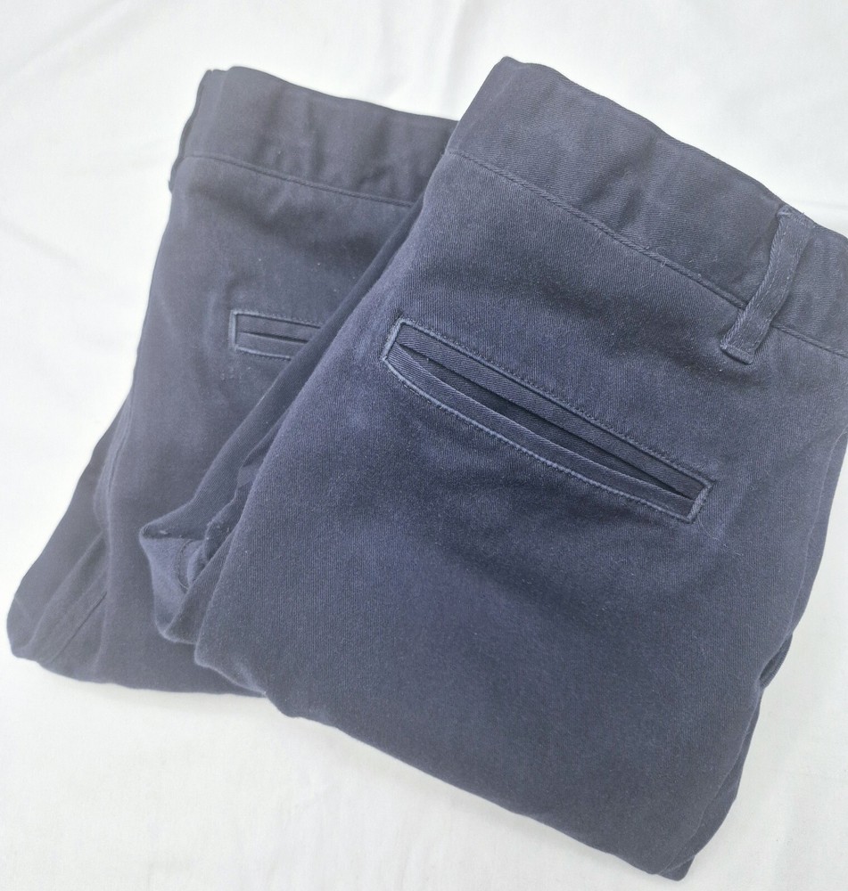Boys Uniform Pants Navy Lot Of 2 Size 14 Straight French Toast
