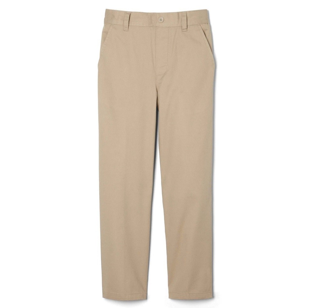 French Toast Boys Pull-on Relaxed Fit School Uniform Pant Khaki Size 12 Husky