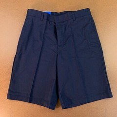French Toast Boys Size 16 Husky Navy Blue Flat Front Adjustable Waist Shorts NWT
