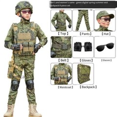 Children’s Camouflage Suit Special Forces Summer Camp Military Training Uniform