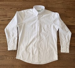 NWOT Flynn O’Hara Boys White Button-Front Uniform Shirt Long Sleeve Youth 18-20