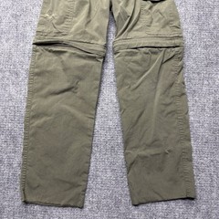 Boy Scouts Of America Cargo Pants Youth 8 Green Switchback Convertible Unhemmed
