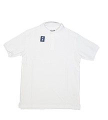 IZOD Approved Schoolwear Shirt Boys 14/16 Large White Uniform Polo Husky Stretch