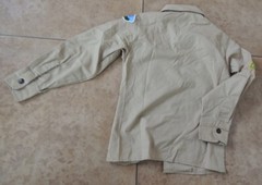 BOY SCOUTS OF AMERICA Shirt Youth 10 BSA OFFICIAL CUB SCOUT Badges Pins Colorado