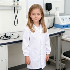 Childs Lab Coat Dress up White Child’s Science Doctor Costume Kids