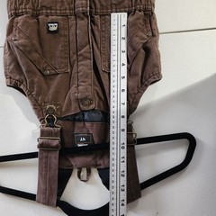 Berne Workwear 4T Brown Canvas Insulated Kids Overalls