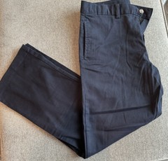 Wonder Nation Boy’s Twill Uniform Pant. Navy. Sz 14