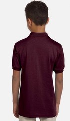 Youth Polo Shirts (2-Pack) – Burgundy – Size Small (S)