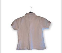 Women Austin white collared uniform shirt