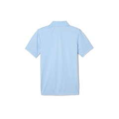 French Toast Polo Shirt Boys Light Blue 100% Polyester Short Sleeve, Size XS