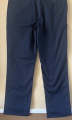 Nautica School Uniform Pants Boys 16 Regular Blue Stretch Waist Double Knee NWT
