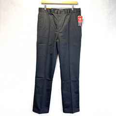NWT Smith’s Boys Uniform Pants Youth Size 20 Black Flat Front Adjustable Waist
