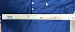 Ralph Lauren Navy Blue Short Sleeve Polo Shirt XL White Pony Logo Classic Fit