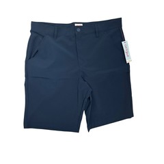 Cat & Jack Boys 16 Husky Blue School Uniform Shorts Stretch Navy Blue NWT