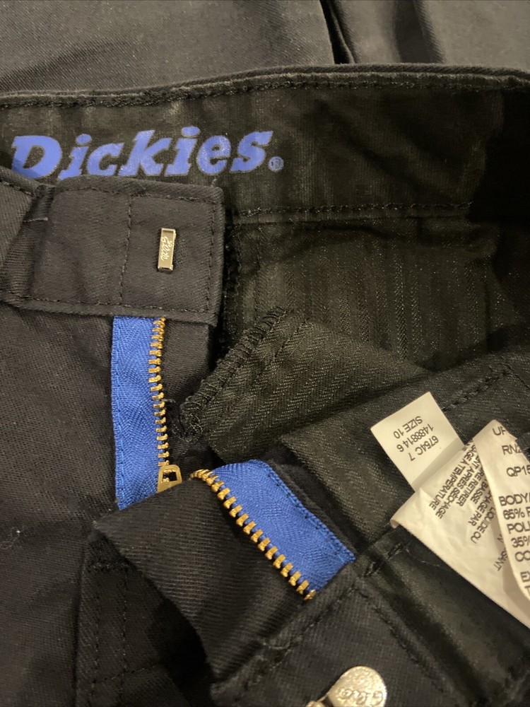 Dickies Boy Slim Taper Flex Black Pant – Size 10