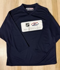 Youth USA Hockey Practice Jersey Proud Partners of NHL Junior-Medium Navy Blue