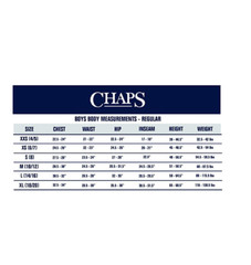 Chaps Boys School Uniform Sensory-Friendly Short Sleeve Performance Polo XXS 4/5