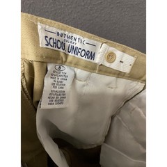 Authentic Galaxy Shorts Boys 8 Khaki Chino School Uniform Adjustable Waist NWT
