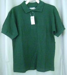 bsu020 New Genuine School Uniform Green Polo Shirt SZ S 4 M 5 6 10 12 L 14 16