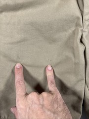 Dennis Uniform Khaki Shorts 040720 Size B14R see pictures