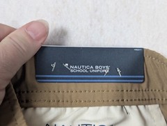 Nautica – School Uniform Shorts – 232 Burnished Khaki – NUFCC46F – Size: 20 Reg
