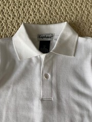 New Boy’s Taphuco Uniform Solid White Classic Polo Shirt Boy’s Sizes 4 5 6