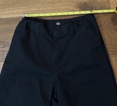 Dickies Boys School Uniform FlexWaist Flat Front Shorts Black KR123BK Sz 16
