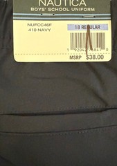 New Nautica School Uniform (or Everyday Use) Shorts Boys 18 Regular Ships Free