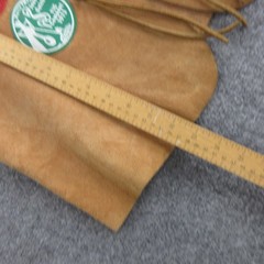 Vintage YMCA Y-Indian Guides Vest Youth Medium Suede Marin County Patches 70s