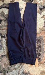 French Toast Boys Uniform Pants Navy Twill Cotton Blend 12 Husky Elastic Waist