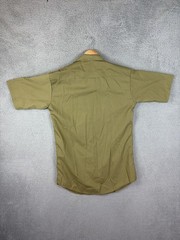 Vintage Boy Scouts Of America Shirt Boys M Green Official Uniform Short Sleeve