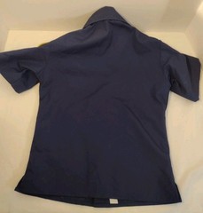 NWT Boy Scouts Of America Shirt Boys Youth S Blue Button Up Flag Uniform USA