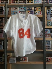 Football Practice Jersey Youth XL Pullover V-Neck White Polyester ~ Trl4#382