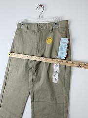 Cat & Jack Boys School Uniform Vintage Khaki Straight Pants Size 10