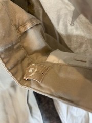 2 Pair-Boys George & Crazy Sz 10 khaki flat front adjust waist uniform pants