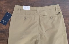 L@@K- Boys Crown & Ivy Khaki School Uniform Pants Sz 14 Husky Adj Wst NWT $46.50