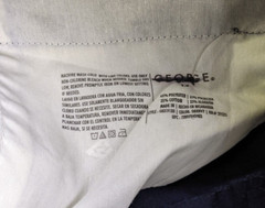 GEORGE BOY’S BLUE CHINO SCHOOL UNIFORM SHORTS SIZE 14 ADJUSTABLE WAIST