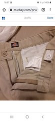 Boys School Uniform Shorts – Dickies Brand – khaki size 14 with adjustable waist