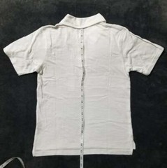 School Uniform Shirt – White Short Sleeve 2 Button Jersey Polo Boys Sizes S-XXL