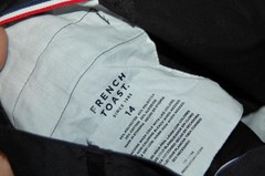 French Toast Boys Uniform Pants & Button Up Long Sleeve Shirts Husky 12/16/14/18
