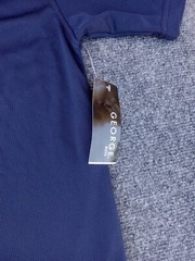 Boys shirt New George Navy XL 14 -16 extra large Short Slv Polo NEW TAGS J101