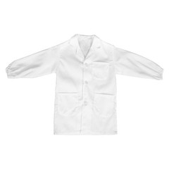 White Lab Coat for School Pretend Play Scientist Costume Doctor Boys