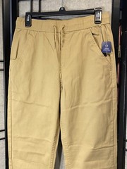 Izod Stretch Jogger Khaki Small 28 X 30 Approved Schoolwear Burnished Khak