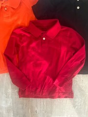 Lot of 4 Shirts Children’s Place Sz 5/6 Boys Red Blue Black Orange EUC