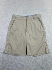Tommy Hilfiger Shorts Boys 14 Regular Khaki Beige School Uniform Chino Stretch