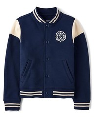 boys Bomber Varsity Jacket Large Tidal