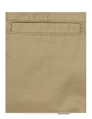 The Children’s Place Boys Chino Uniform Khaki Flax Stretch Size 18 Adjust Waist