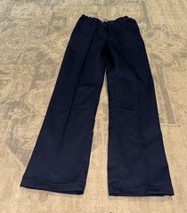 New French Toast Youth Boys Sz 10 Slim 22 X 25 School Uniform Pants Blue Navy